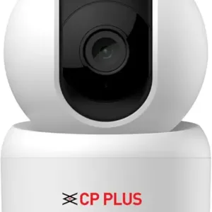 CP PLUS 3MP Smart Wi-Fi CCTV Camera | 360° Pan & Tilt | CTC Cyber Secure Tech | View & Talk | Smart Detection Suite | Night Vision | Cloud Storage | Supports OK Google | CP-E35Q