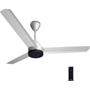 Colorbot Stella BLDC Ceiling Fans 1200mm | BEE 5 Star Rated Power Saver | AeroQuiet+ Technology | 370 RPM | Remote Control (Boost, Timer, LED, Reverse Mode) | 4 Years Warranty (Arctic White)