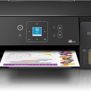 Epson EcoTank L3360 (New Launch) WiFi All-in-One InkTank A4 Colour Printer, Scanner, Copier for Home & Office, 5760x1440dpi Resolution, with LCD Screen and Mobile Printing Feature