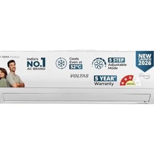 Voltas 1 ton 3 Star Split AC|Auto Clean|Sleep mode (123INV VECTRA EMERALD)
