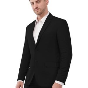 SaintX Men's Premium Summer Blazer | Linen Cotton Blended Breathable Fabric | Fully Lined | Comfortable Slim Fit | Crafted for The Modern Gentleman | Casual & Formal Wear (JK08)