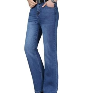 Ben Martin Men’s Bell Bottom Jeans || Bootcut Denim Pants || Wide Leg Flared Jeans for Men || High Waist Stretchable Retro Fit || Cotton Jeans for College Casual (0)