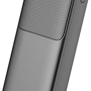 Kratos Legend Champ Power Bank 20000mAh, Fast Charging 22.5W, Triple Output,USB Type C &Dual USB Port, PD Powerbank for iPhone, Android & Other Phones, BIS Certified,1year Warranty, Black