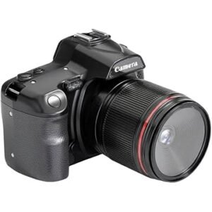 MYADDICTION IR 64MP Camera Compact and Portable DSLR Camera for Outdoor, Black, Normal