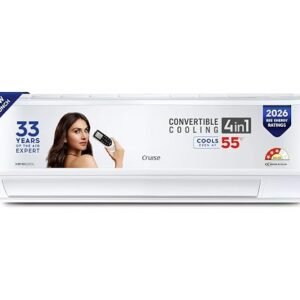 Carrier 1.5 Ton 5 Star, New Star rated, Wi-Fi Smart Flexicool Inverter Split AC (Copper, Convertible 6-in-1 with Wi-Fi with Geo-Fencing,Smart Energy Display,New star Rating, ESTER EDGE Gxi WiFi-CAI18EE5R36W0, White)