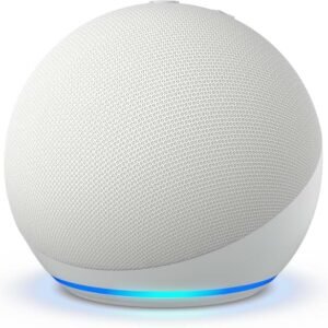 Amazon Echo Dot (5th Gen) | Smart speaker with vibrant sound, Motion Detection, Temperature Sensor, Alexa and Bluetooth| White