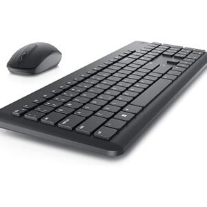 Dell KM3322W Wireless USB Keyboard and Mouse Combo, Anti-Fade & Spill-Resistant Keys, up to 36 Month Battery Life, 3Y Advance Exchange Warranty - Black