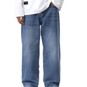 Ben Martin Men Jeans || Baggy Fit Jean's for Man || Loose Fit High Rise Denim || Stretchable Casual Wear Jean,s || Dance Rap Rapping Style Pant for Men || Denim Cotton Jeans (0)