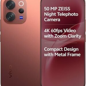 vivo V70 5G (Passion Red, 8GB RAM, 256GB Storage) with No Cost EMI/Additional Exchange Offers